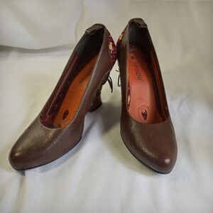 kenzie Brown Wedge Shoes